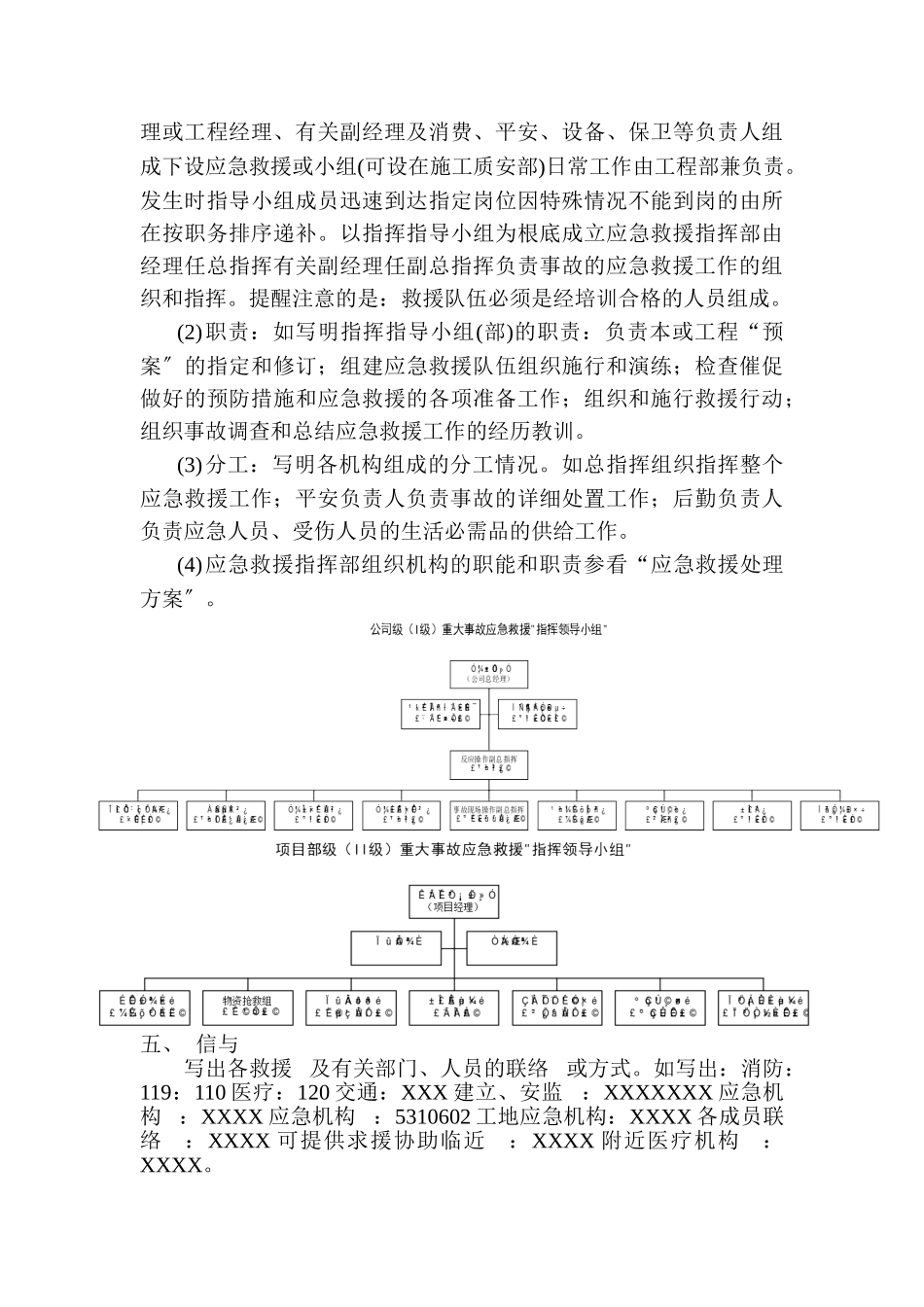 施工安全事故应急救援预案_第2页