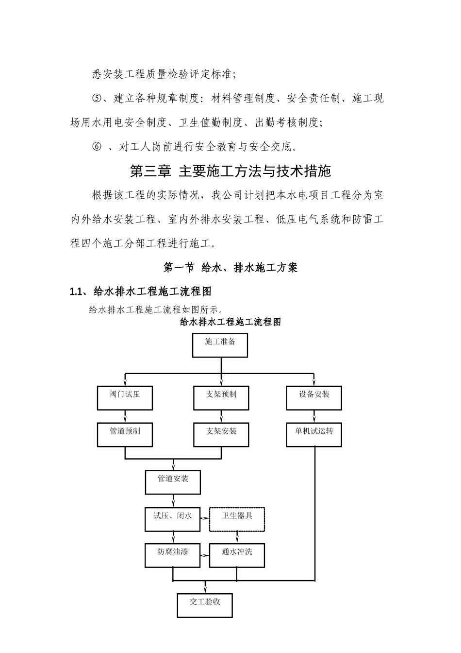 人防地下室水电专项施工方案_第3页