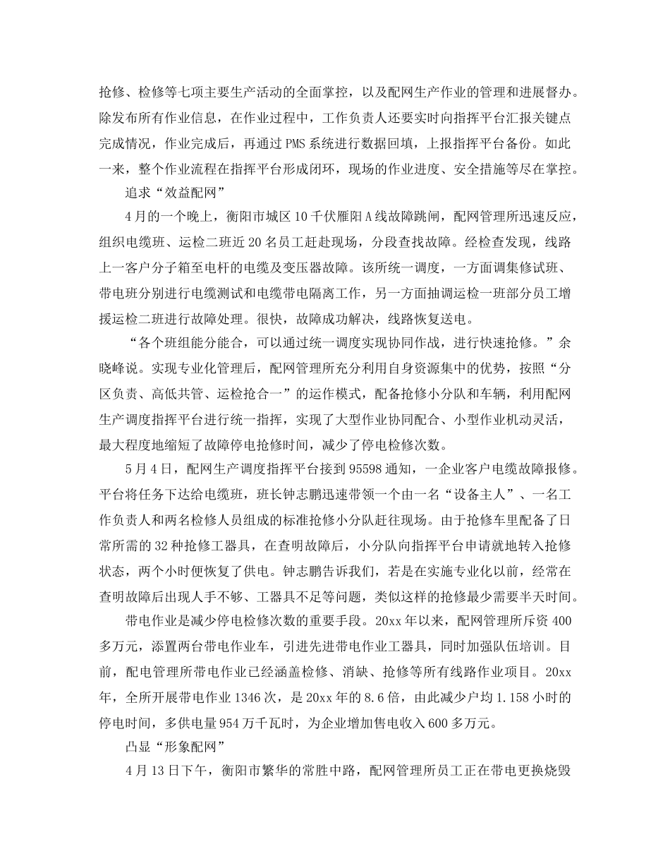 《安全管理》之衡阳电业局配网专业化管理探析 _第2页