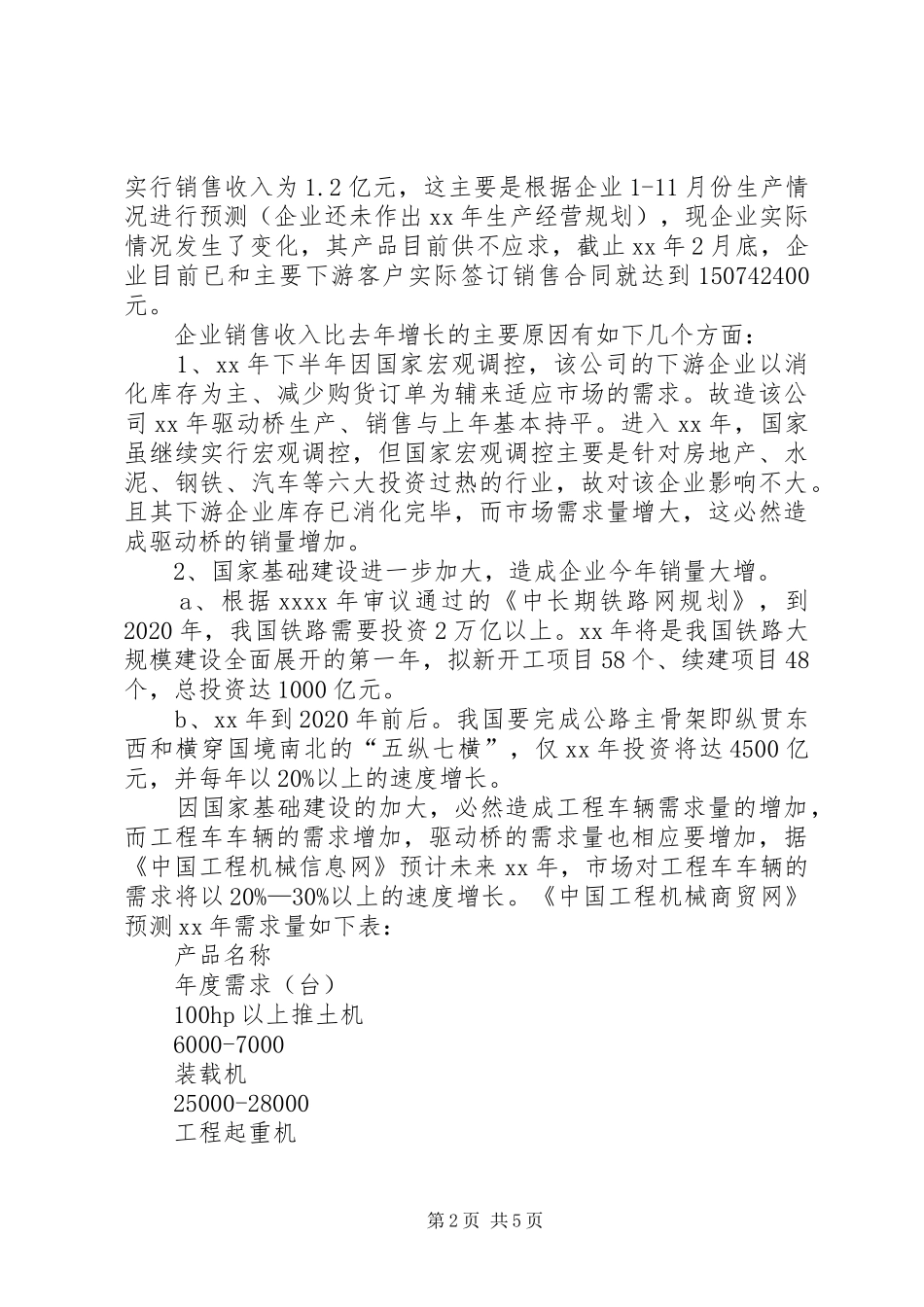 关于公司授信总量的复议报告 _第2页