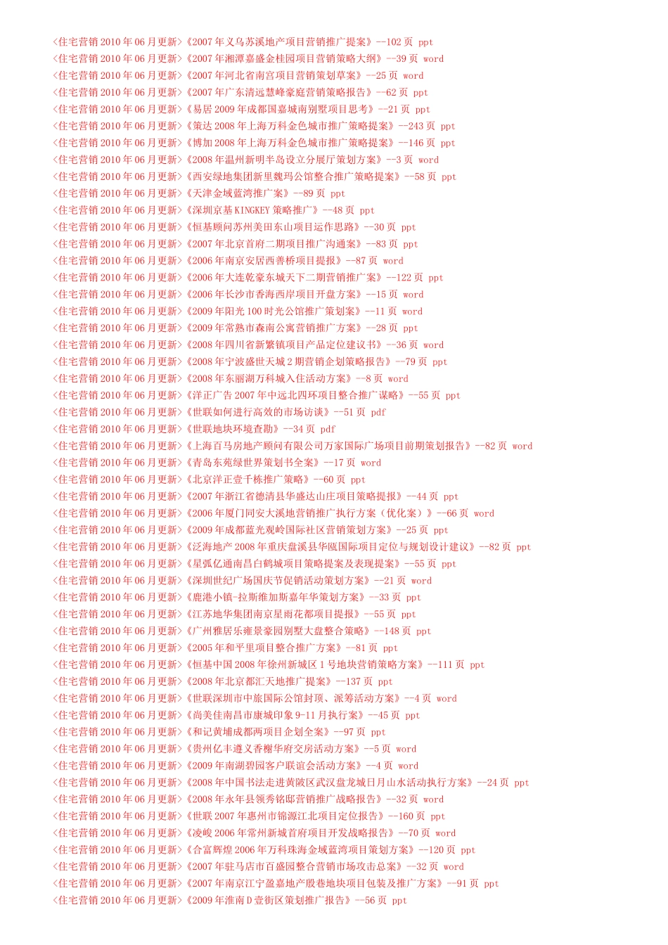 XXXX房地产营销策划大全_更新至XXXX年7月1日_第3页