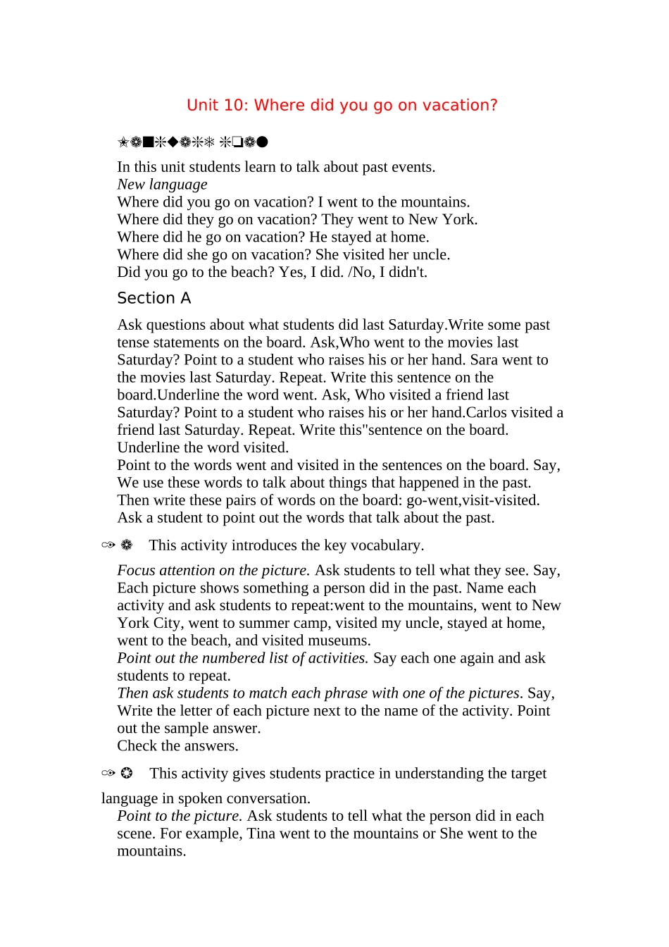 unit 10 where did you go on vacation 教案（人教新目标七年级） (5)doc--初中英语 _第1页