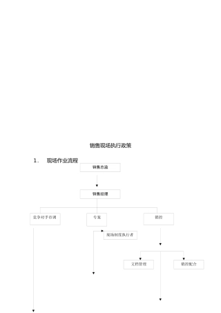 试谈销售现场执行政策