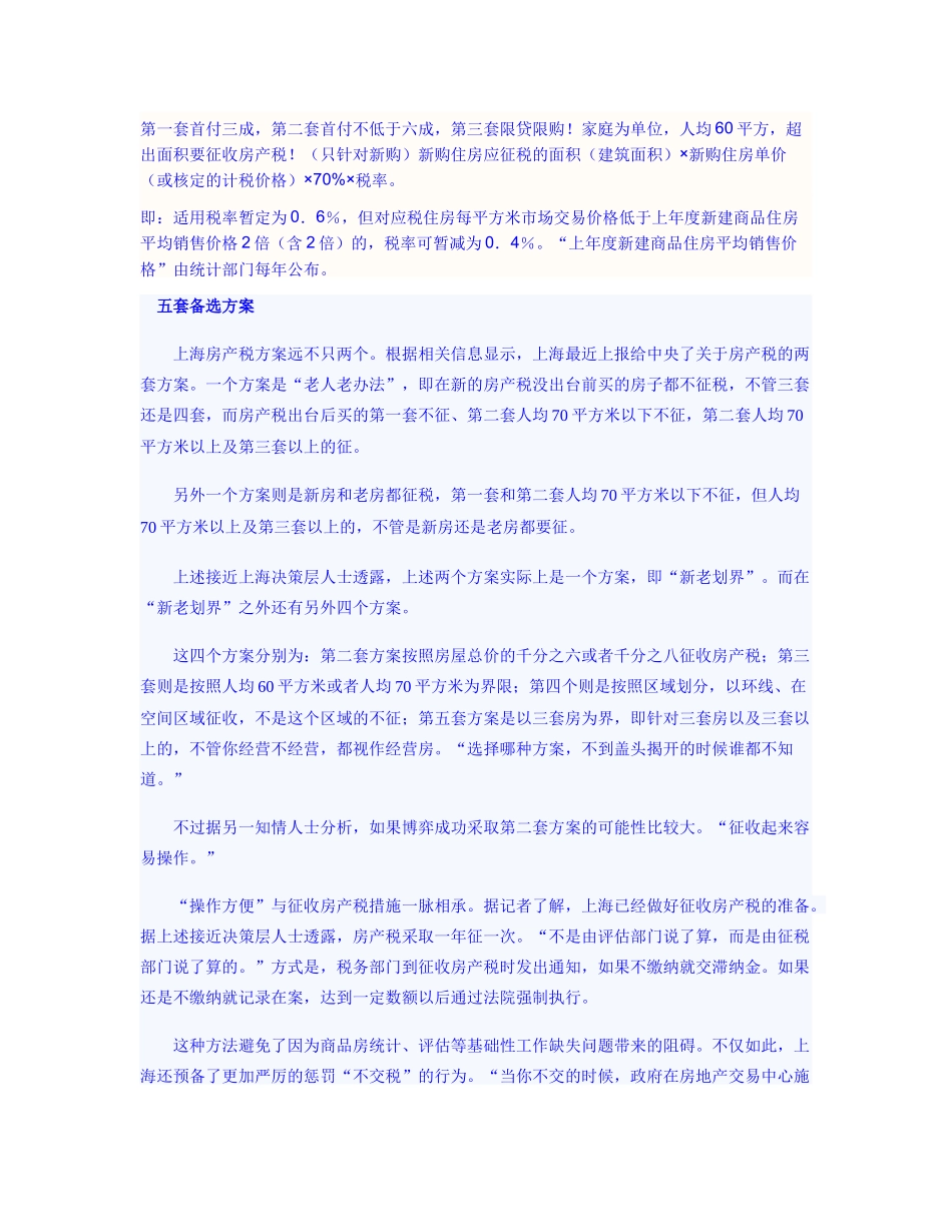 房地产政策资料_第1页