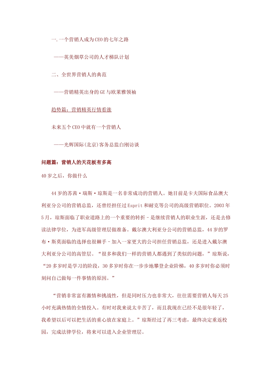 如何从一个营销员升为CEO_第3页