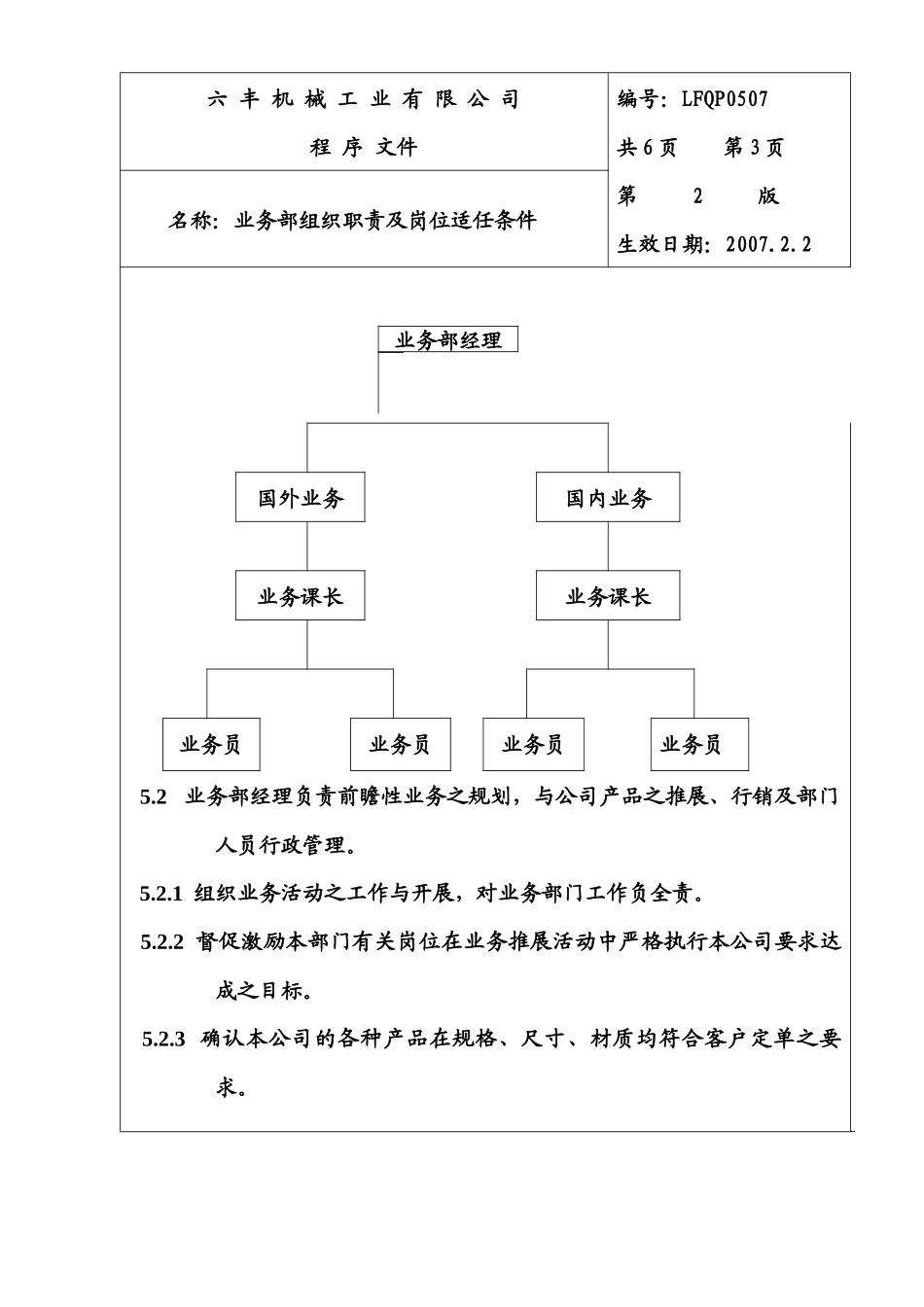 业务部组织职责及适任条件_第3页