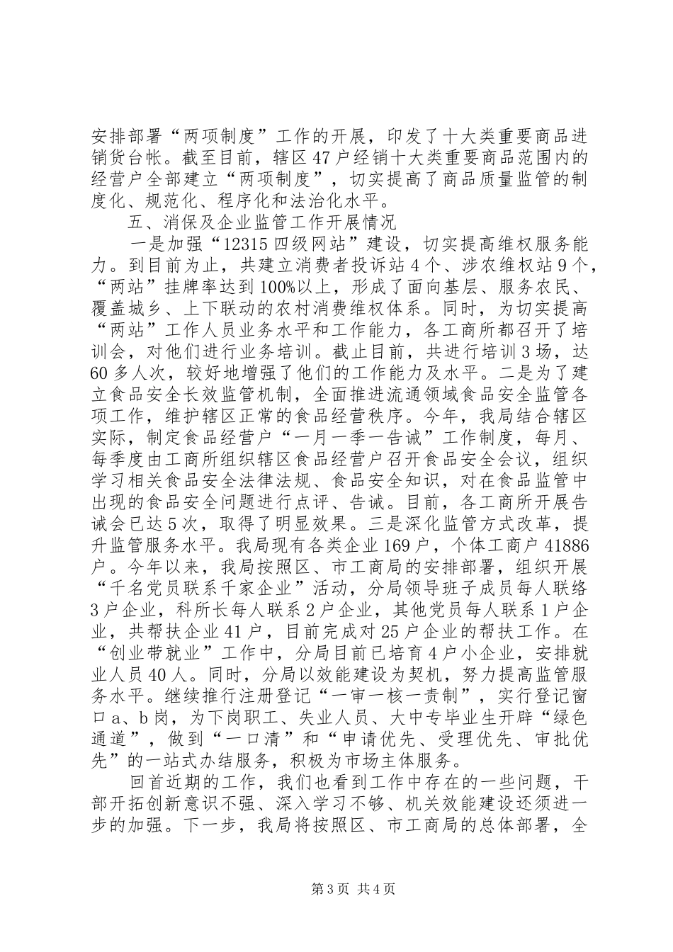 海东分局工作情况汇报 _第3页