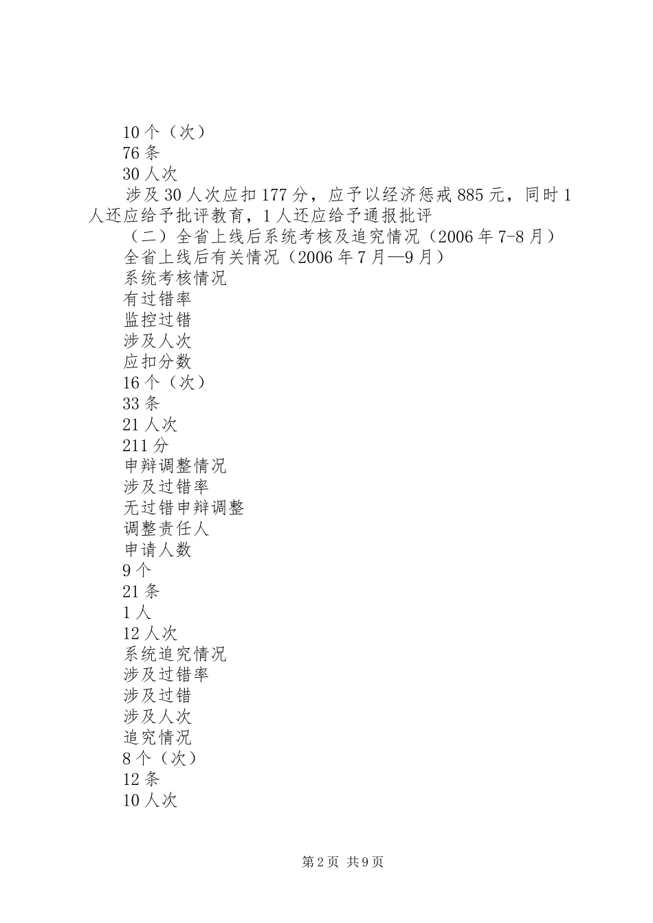 税收执法管理信息系统运行情况汇报材料 _第2页