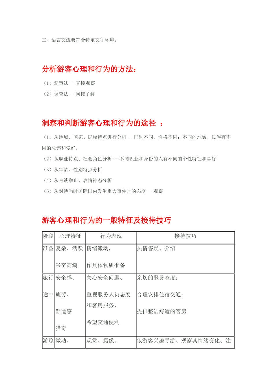 中级导游考试之游客心理_第3页