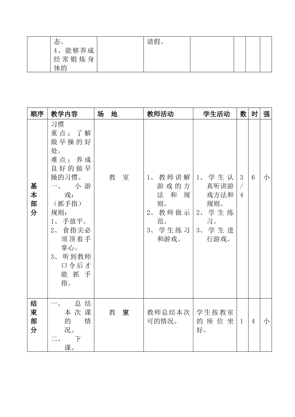 中小学体育广播体操教案_第2页