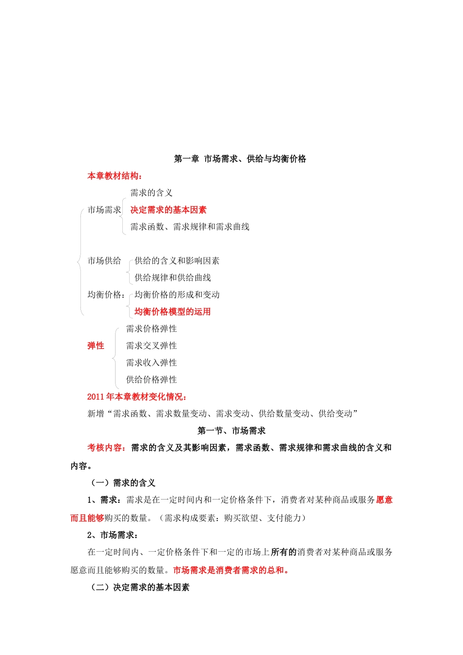市场需求、供给与均衡价格相关资料_第1页