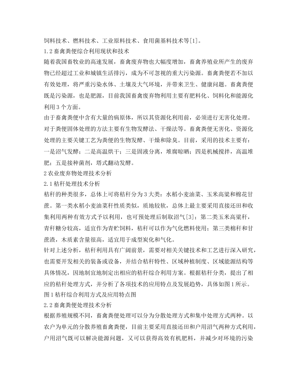 《安全管理论文》之农业废弃物处理利用技术与农业机械化发展 _第2页