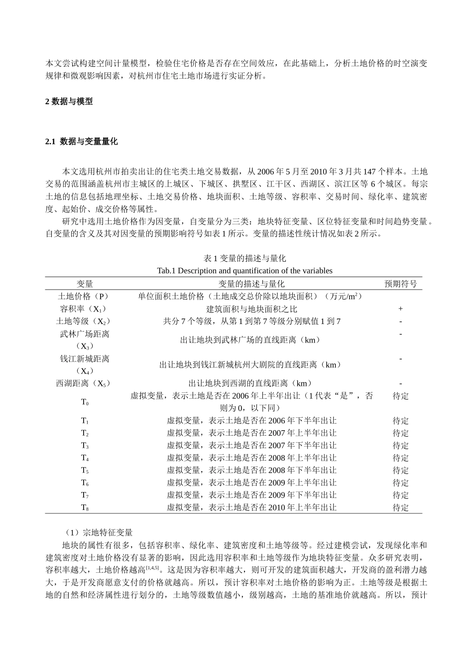 ID384-土地价格的时空演变及其影响因素分析——以杭州市为例_第2页