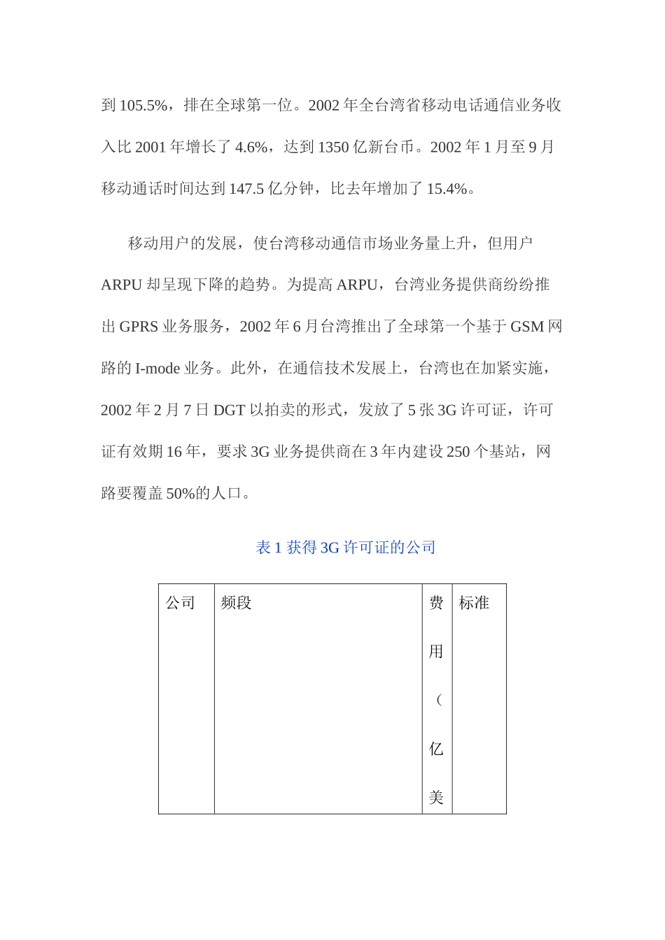 中国台湾移动通信市场发展动态分析_第2页