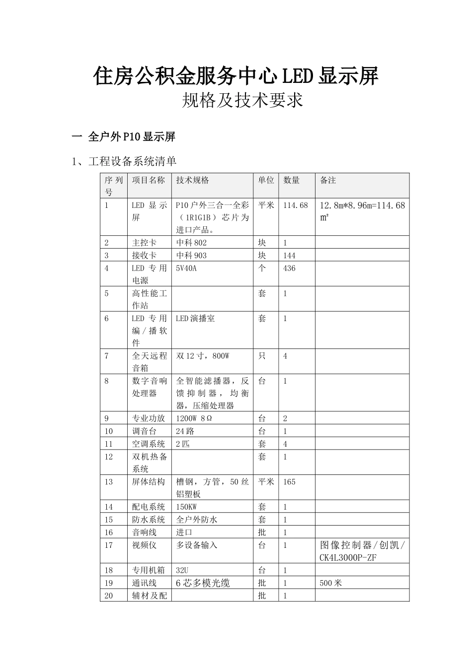 住房公积金服务中心LED显示屏_第1页