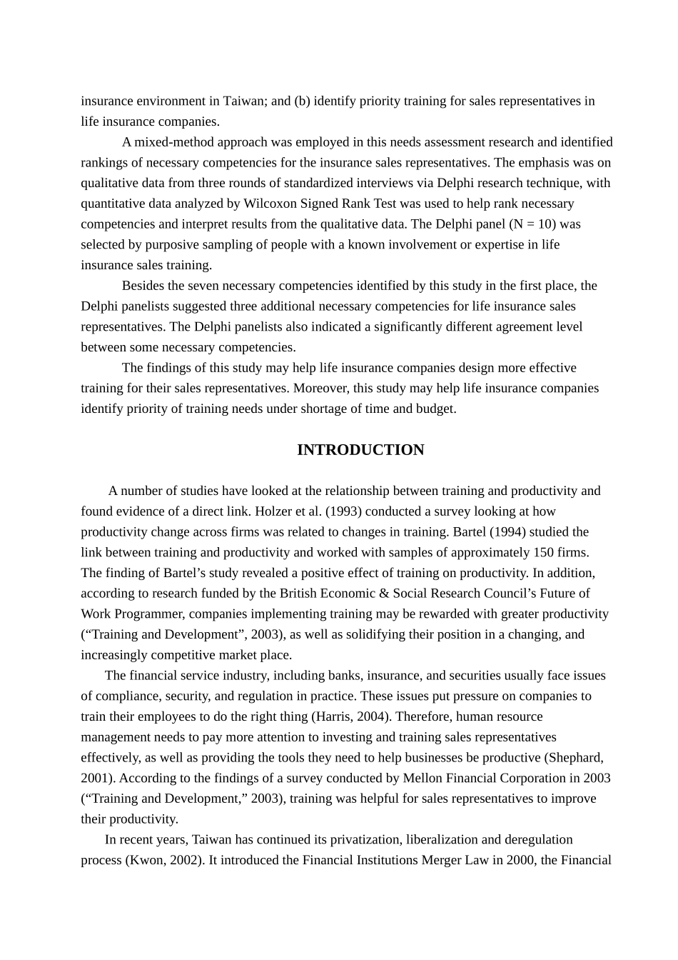 台湾寿险业务员训练需求评估-Delphi_第2页