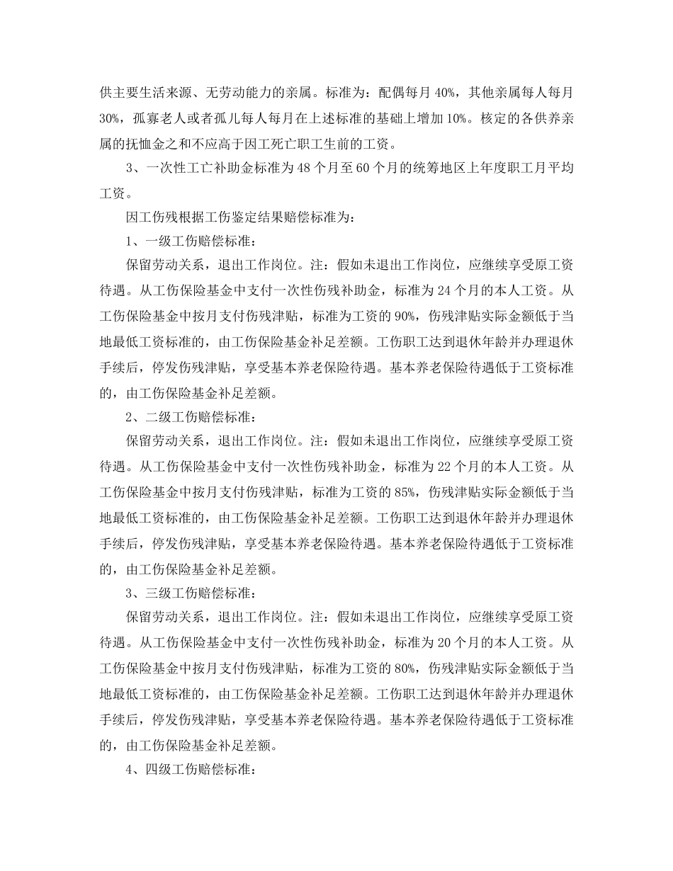 《安全管理》之建筑施工安全事故赔偿 _第2页