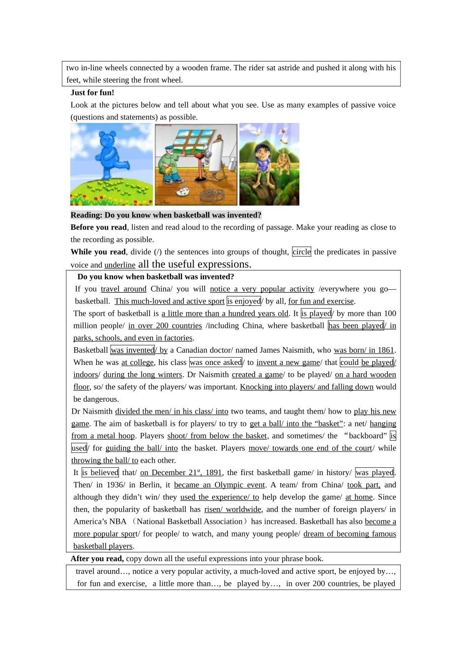 unit 10《by the time i got outside，the bus had already left》self check教案（人教新目标九年级）doc--初中英语 _第2页