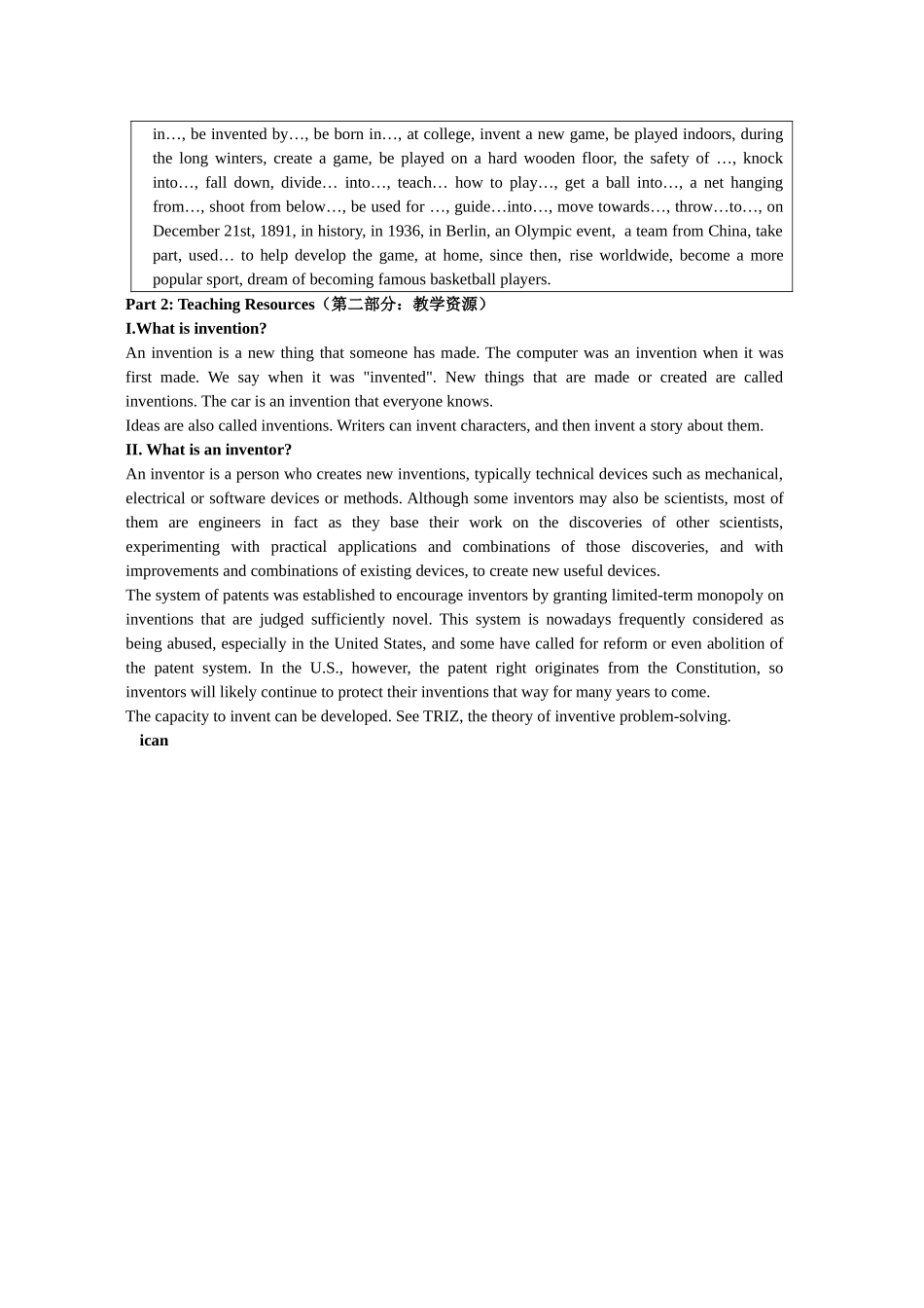 unit 10《by the time i got outside，the bus had already left》self check教案（人教新目标九年级）doc--初中英语 _第3页