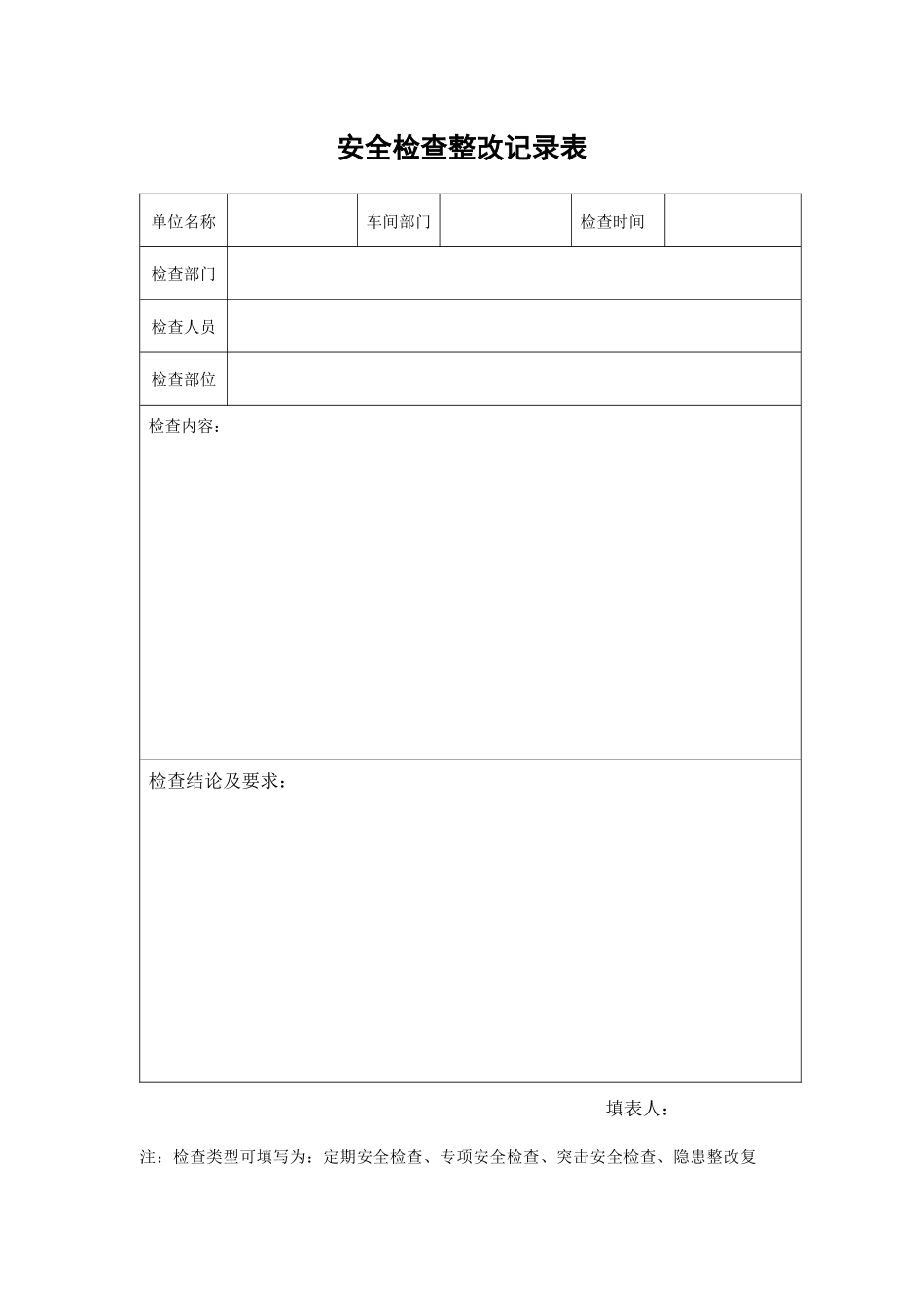 施工安全检查表_第1页