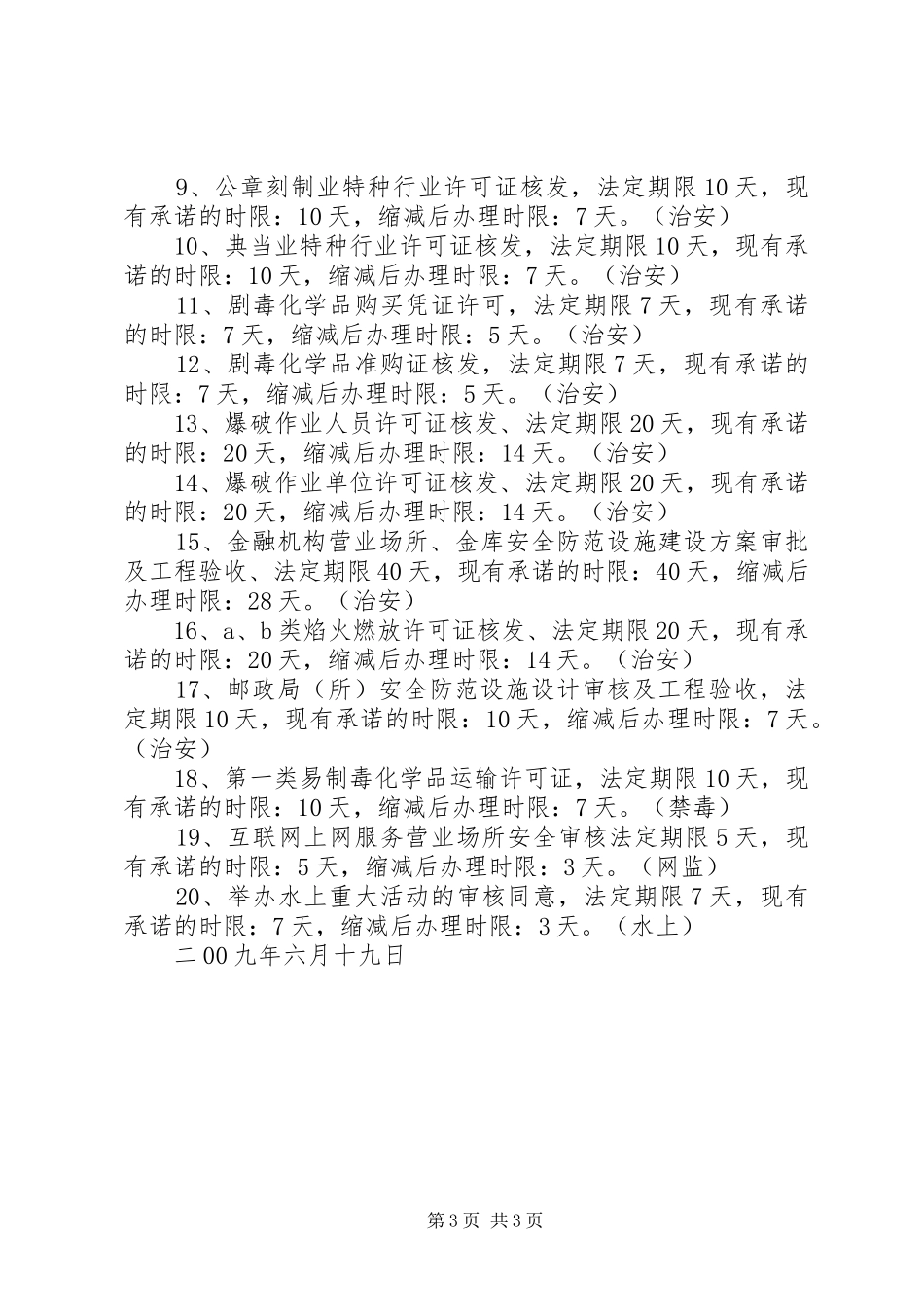 行政审批事项清理报告 _第3页