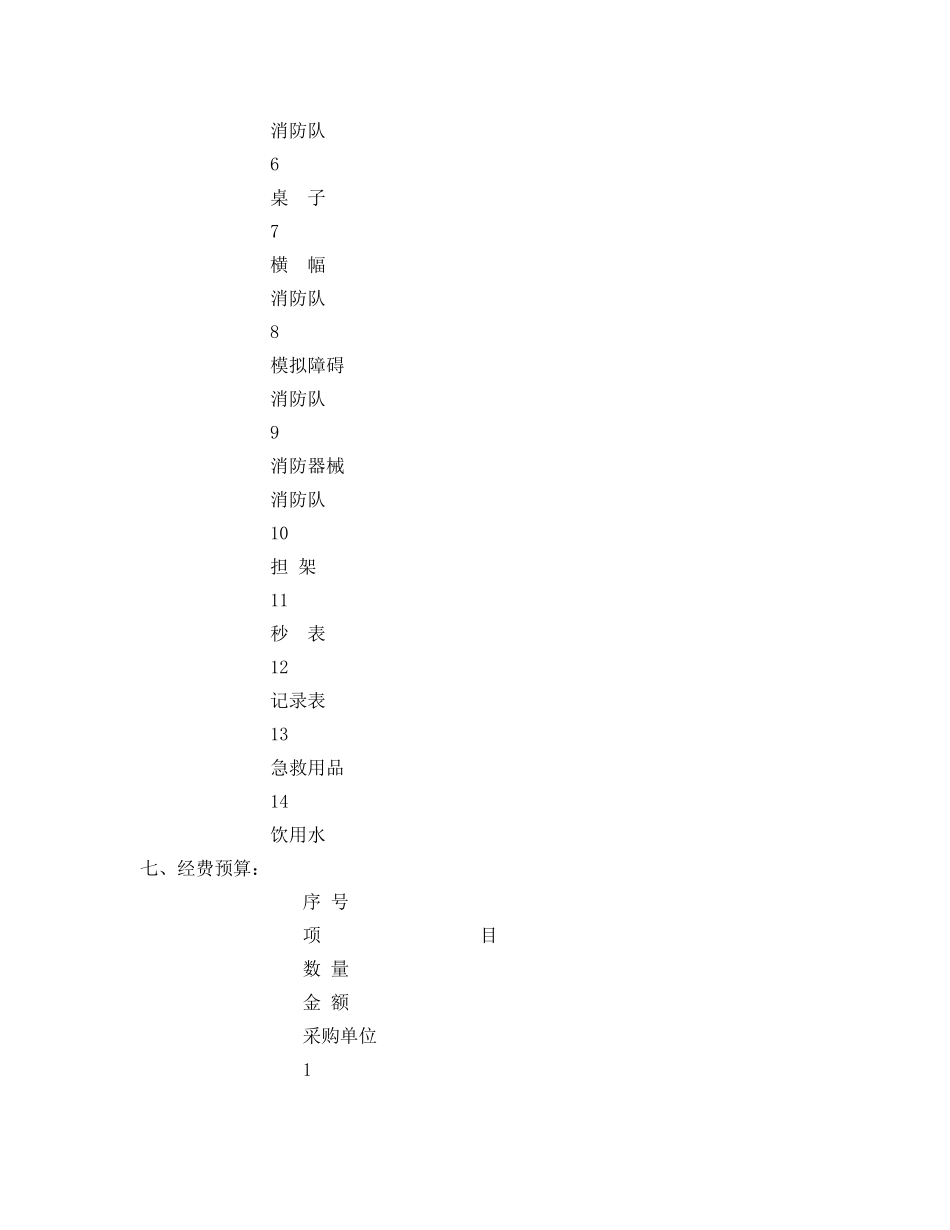 《安全管理文档》之119消防日趣味活动方案 _第3页