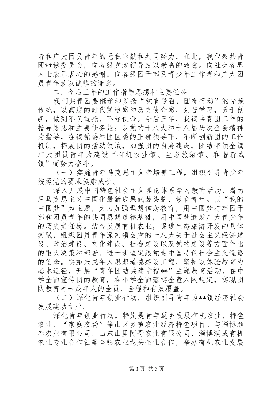 共青团工作报告1 _第3页