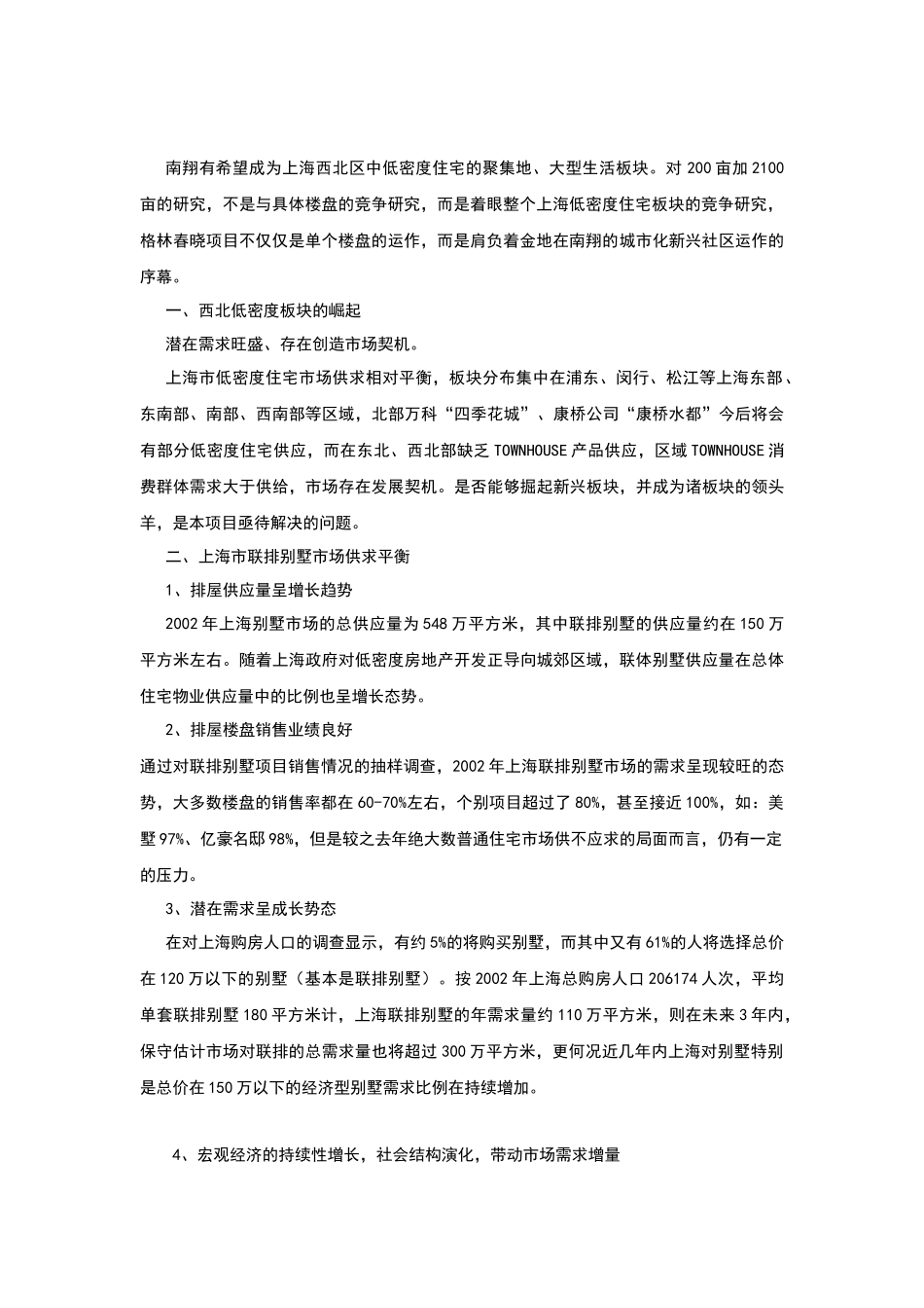 上海格林春晓项目营销策划报告_第3页