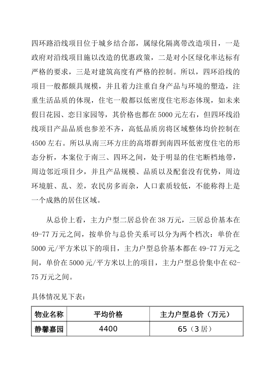 “宏大家园”周边市场分析_第3页