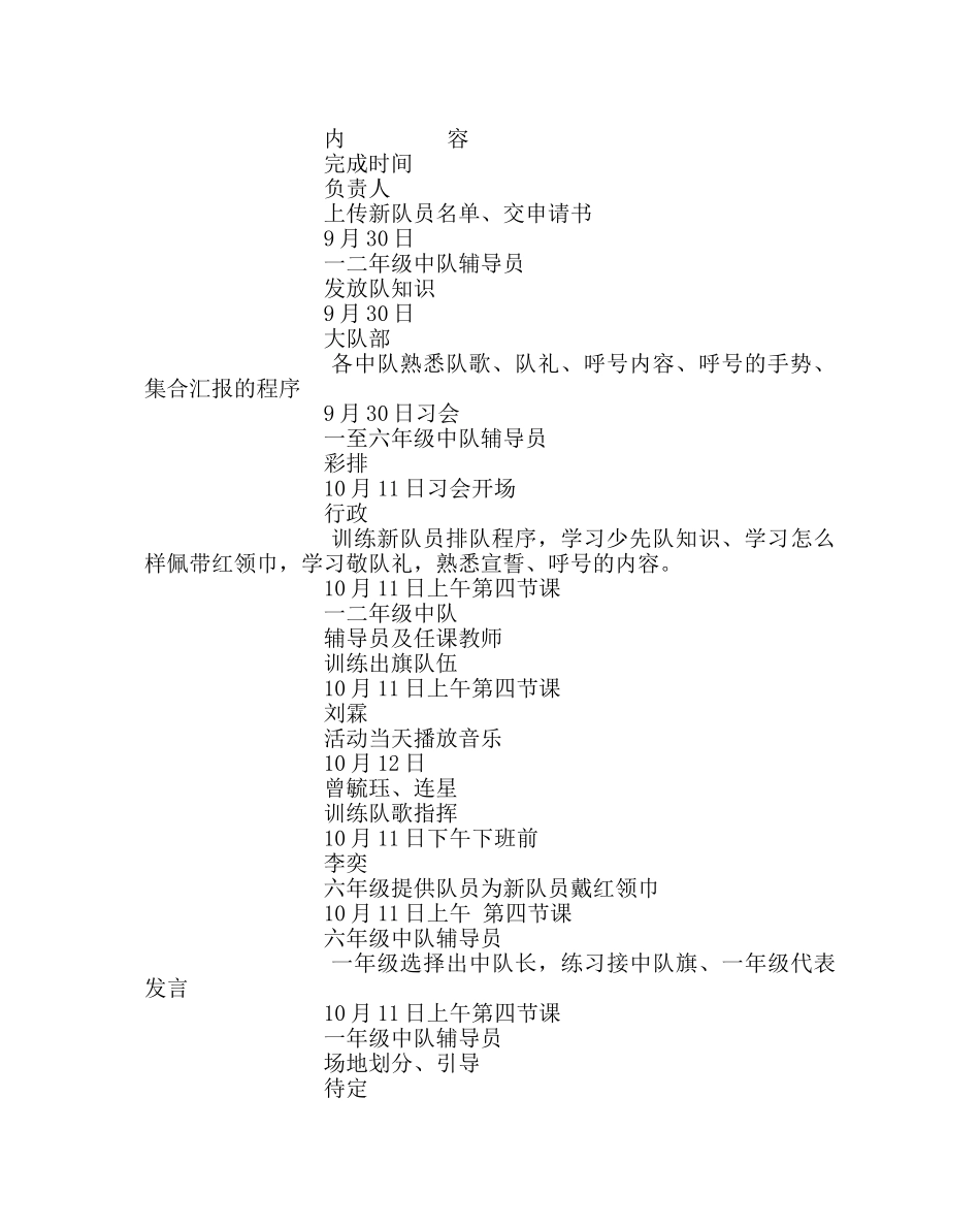 少先队工作范文建队日活动方案 _第2页