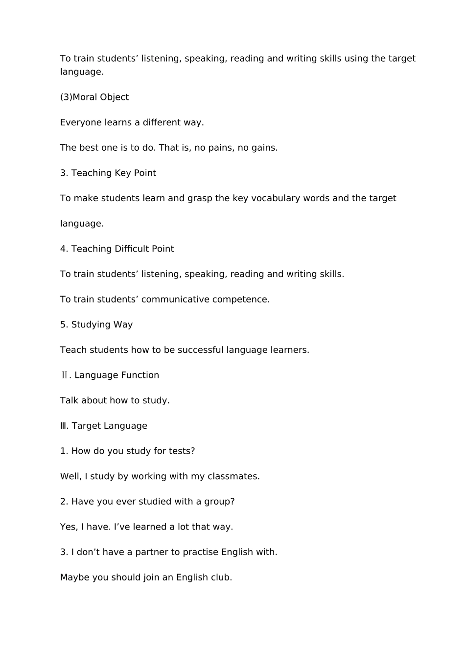 unit 1《how do you study for a test》period 1（人教新目标九年级）doc--初中英语 _第2页