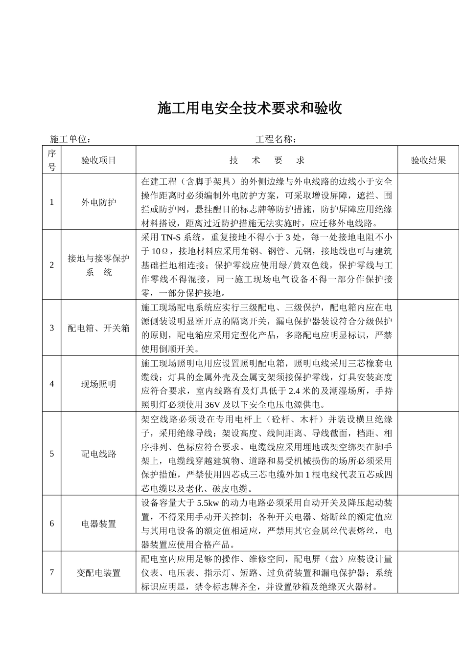 施工用电安全技术要求和验收_第2页