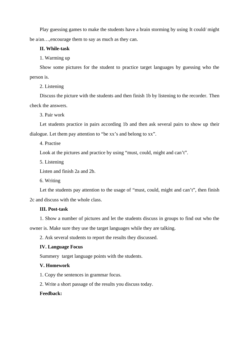 teaching plan for unit 5 section a of grade ninedoc--初中英语 _第2页