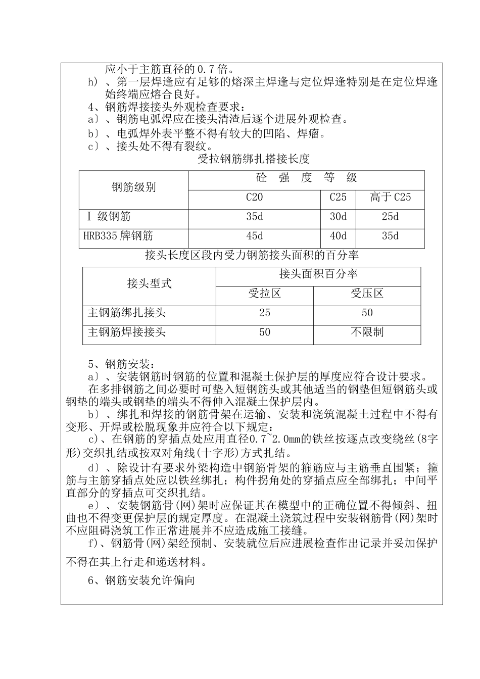 某铁路街拓改工程钢筋施工技术交底_第2页