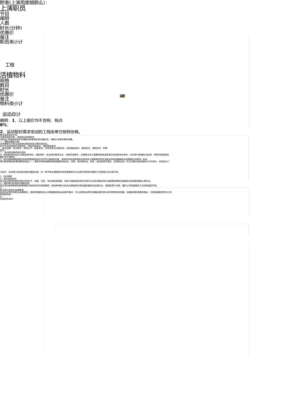商业活动演出合同书 _第3页