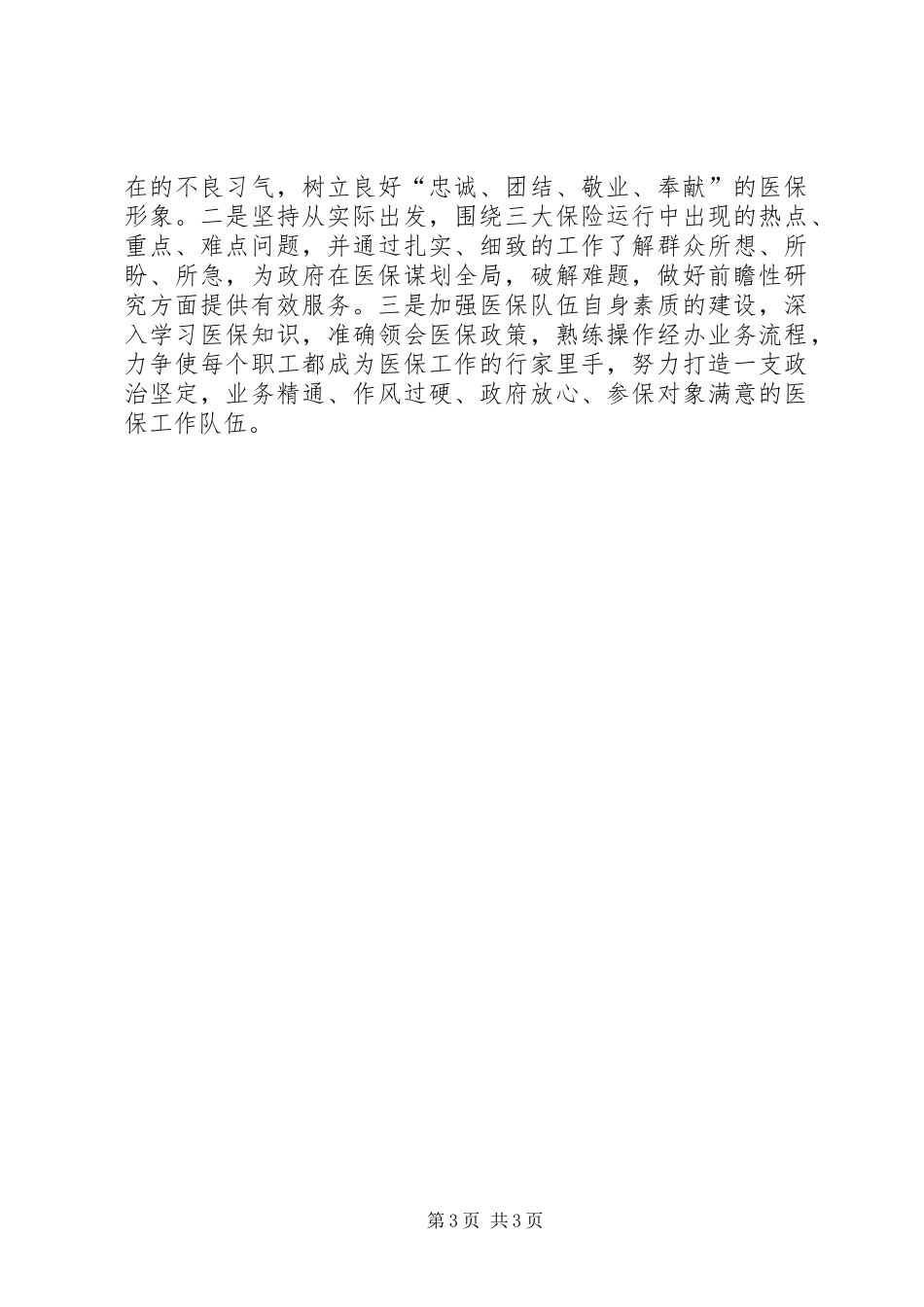 医保局重点工作安排_第3页