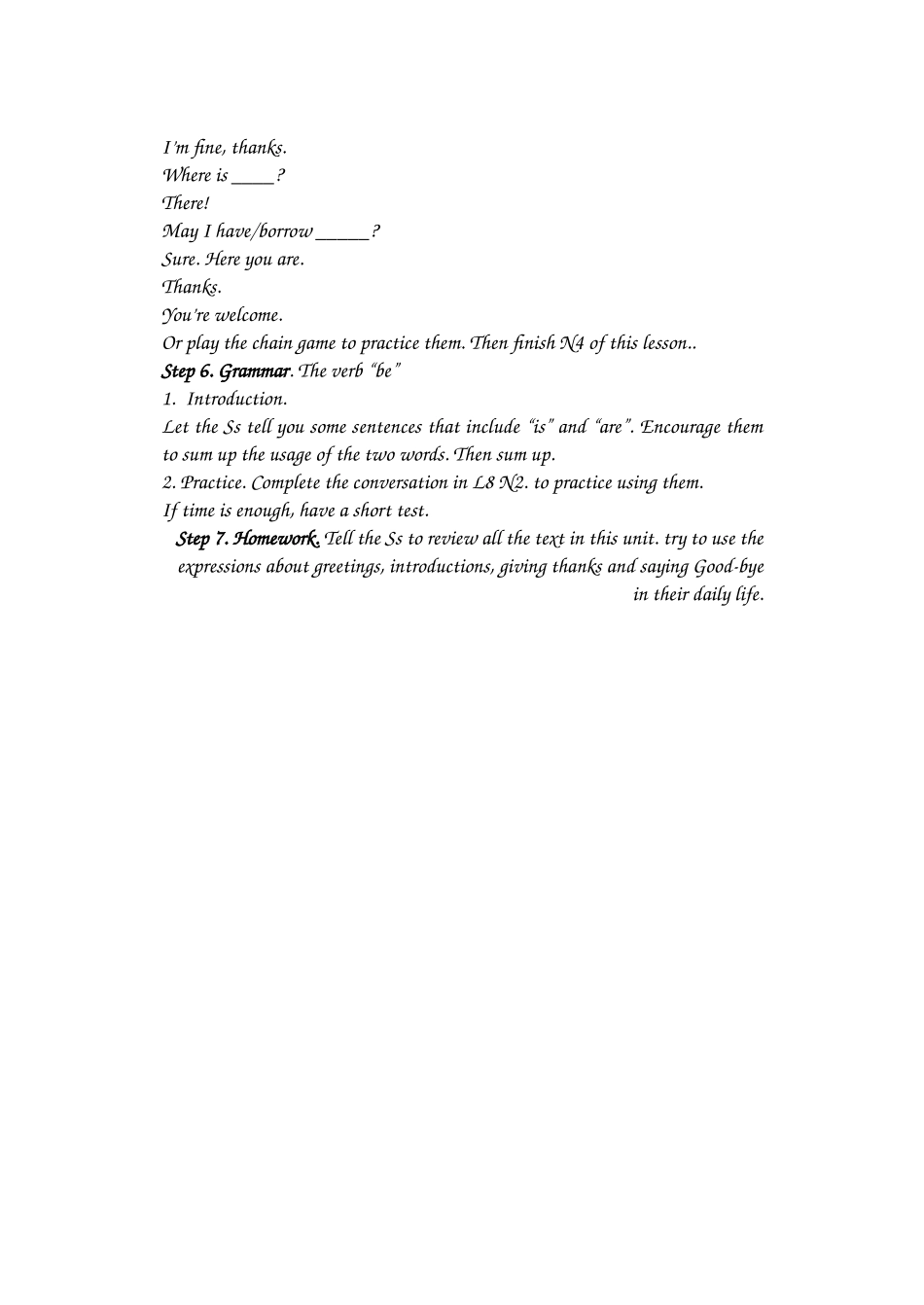 unit 1《school and numbers》lesson 7、8 教案（冀教版七年级上）doc--初中英语 _第3页