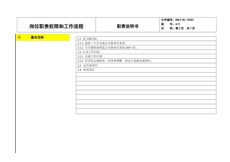 房地产项目经理职责权限和流程完整版_第2页