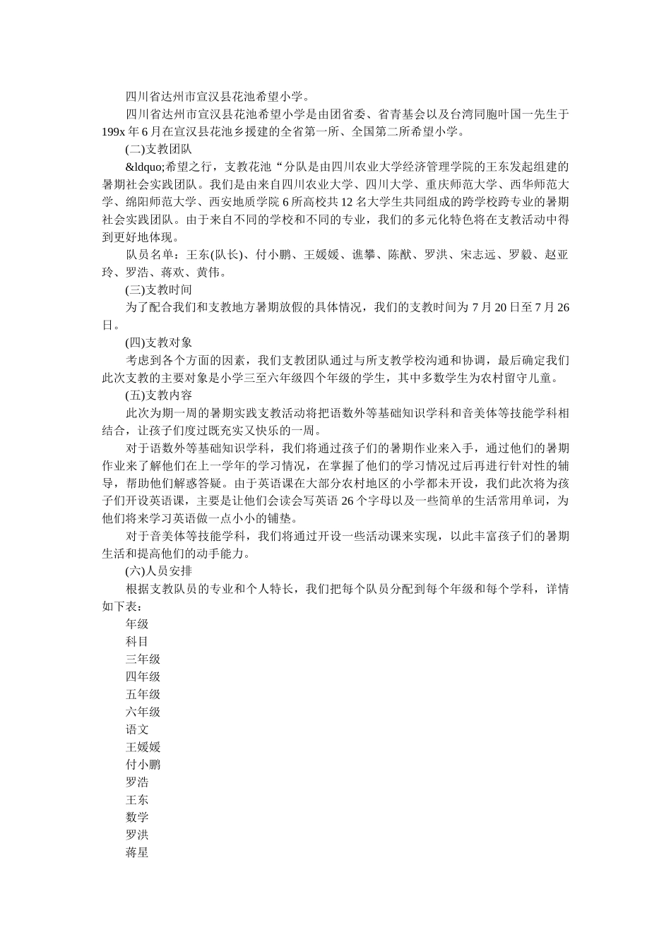 社会实践报告目录 _第2页