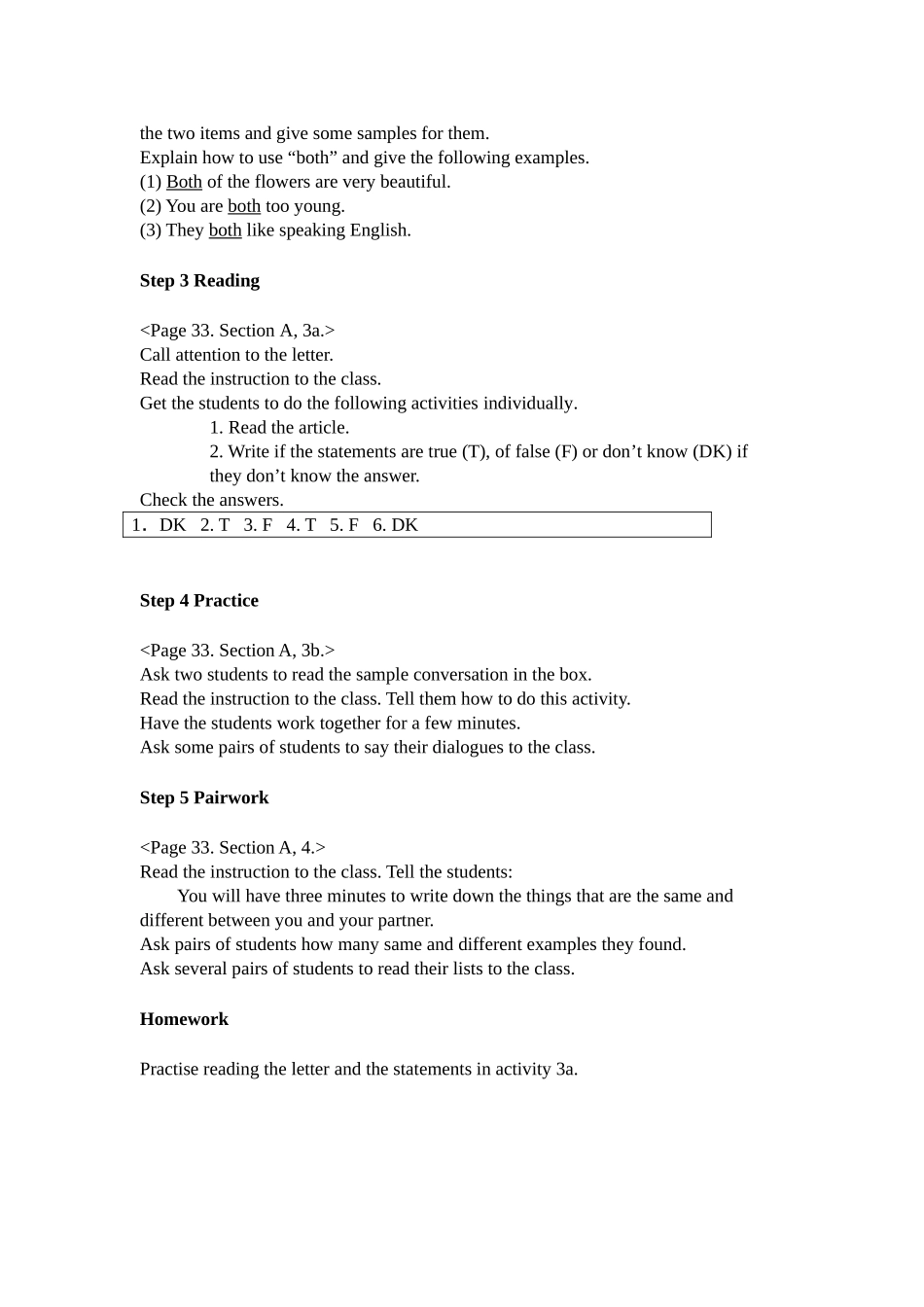 unit 2  i’m more outgoing than my sister教案6（鲁教版七年级下）doc--初中英语 _第2页