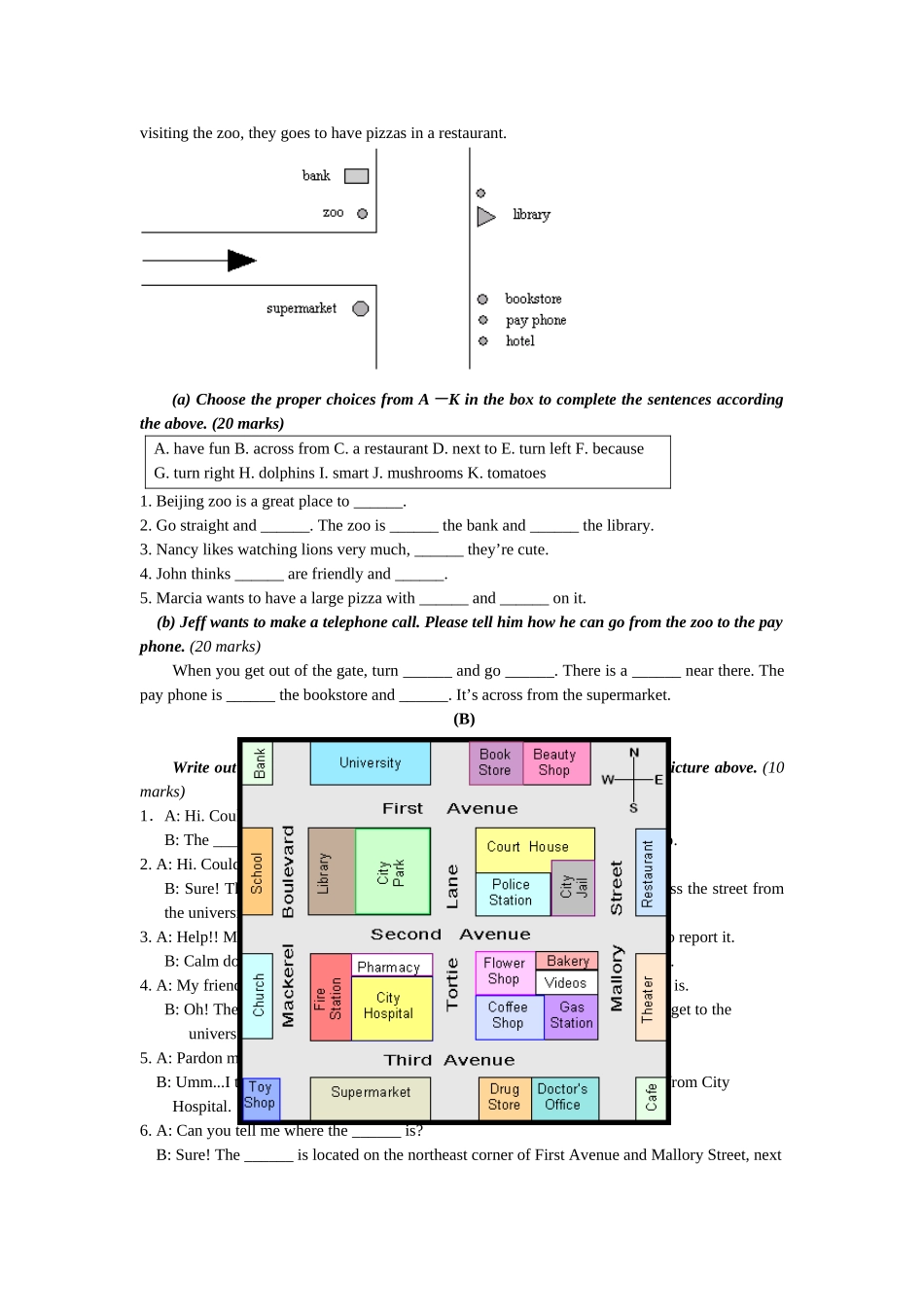 module 4 －module 6 试题（外研版八年级下）doc--初中英语 _第3页