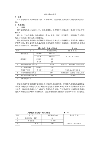 钢网架结构拼装工艺