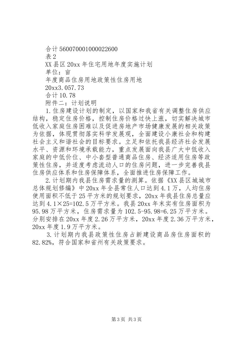 县住房建设计划_第3页