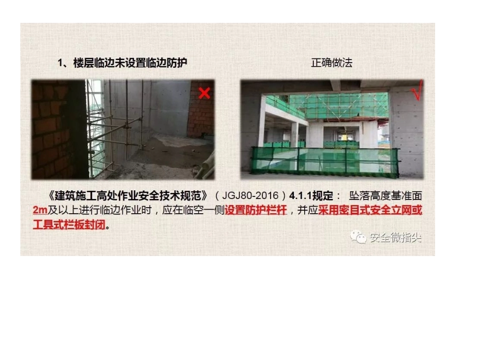 施工现场常见安全隐患_违规违章行为_第3页