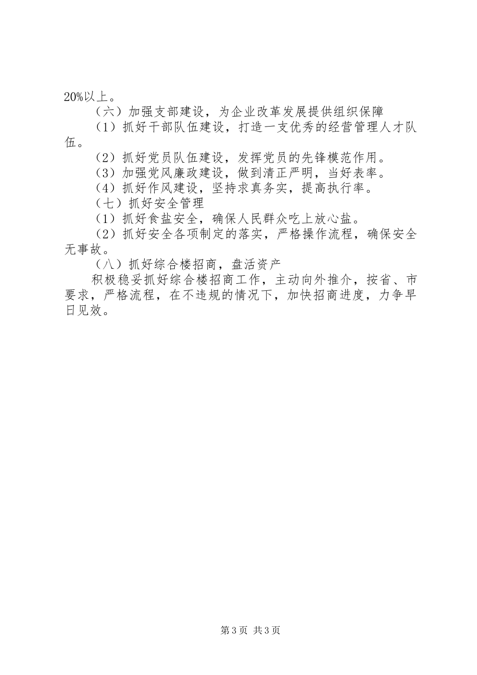 盐务局XX年工作计划_第3页