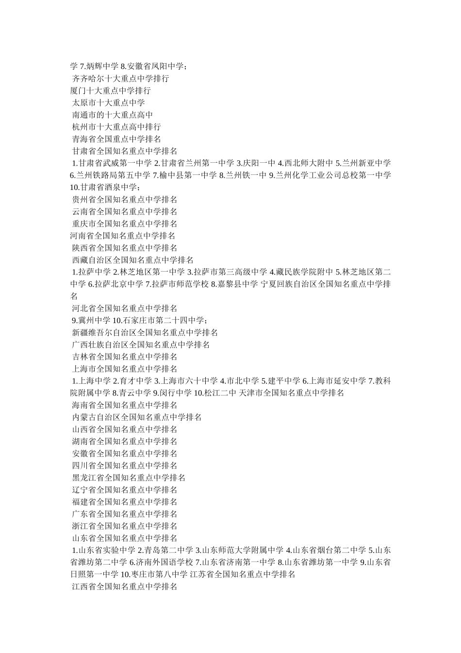 沈阳初中排名 _第2页