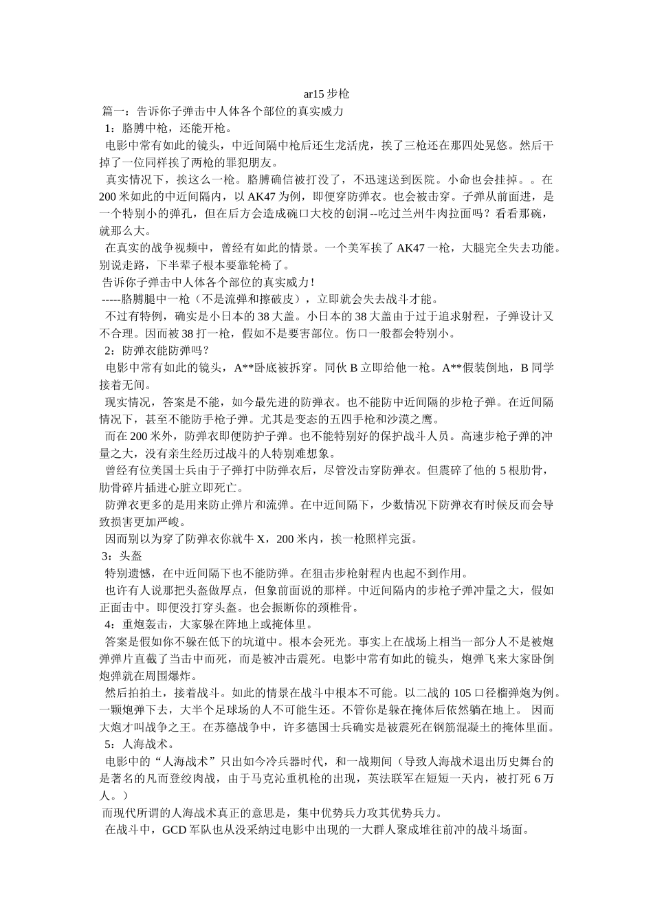 ar15步枪 _第1页