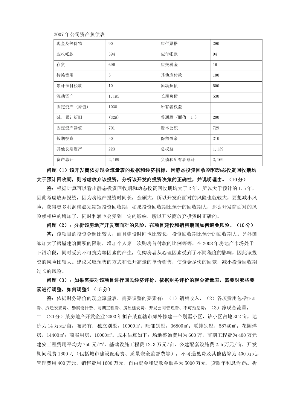 房地产经营管理练习题_第2页