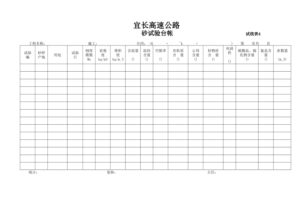 砂试验汇总表表4_第1页