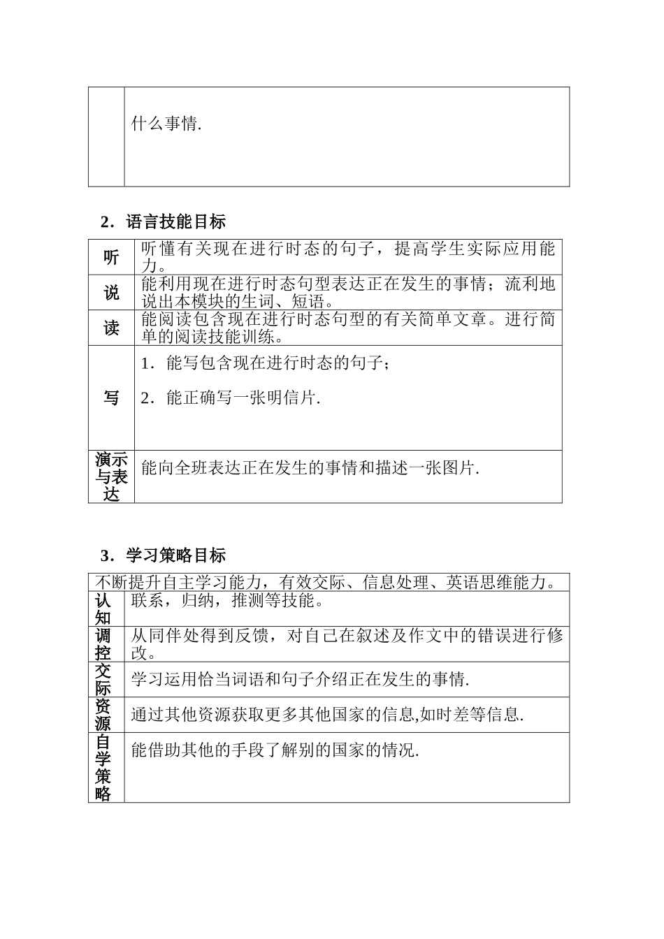module 1 people and places 教案1（外研社七年级下）doc--初中英语 _第3页